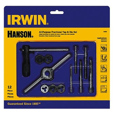 IRWIN Tap And Die Set, Fractional, 12-Piece (24605)