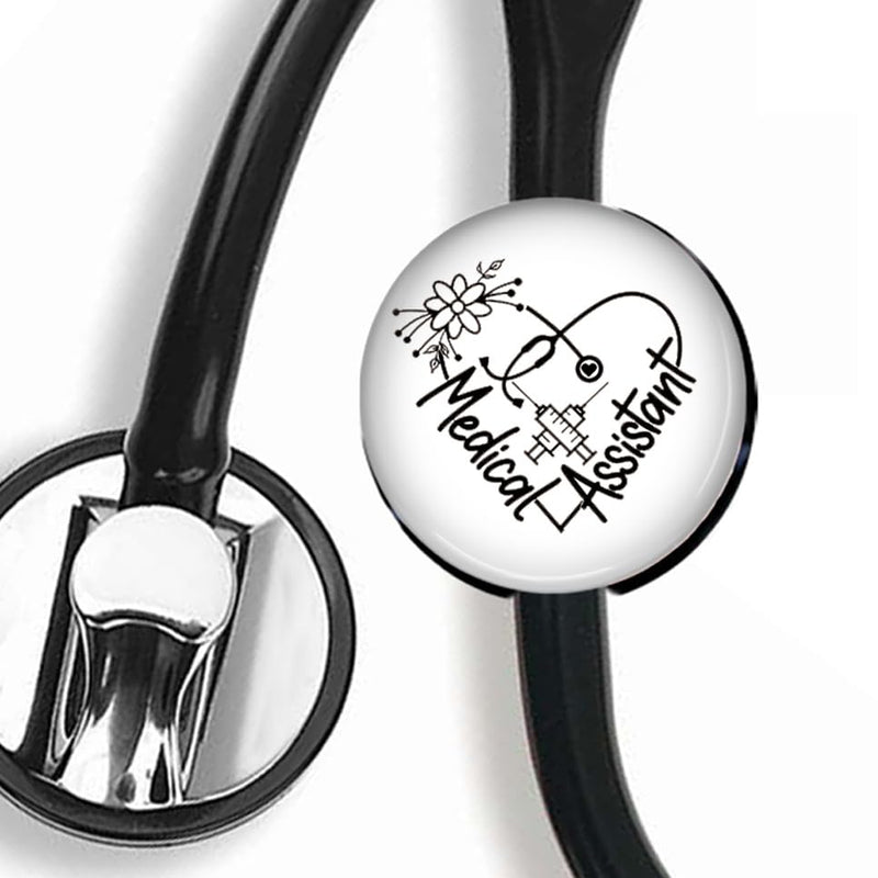 [Australia - AusPower] - Assistant StethoscopeTag Personalized,Nurse Doctor StethoscopeID Tag Customized, Medical StethoscopeName Tag,Ideal for Anyone That uses a Stethoscope, Nursing Students,etc. 