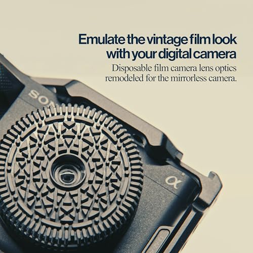 Retropia Repurposed Disposable DSLR Camera Lens | Unlimited Instant Film-Look Photos | Compact Pancake Lens, 32mm Focal Length & Fixed f/11 Aperture (Canon EF/EF-S DSLR Compatible) Canon EF-S