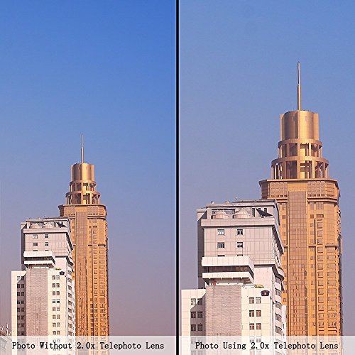 43mm 2.2X Telephoto Lens for Canon Vixia HF R80, R82, R800, R70, R72, R700, R30, R32, HFM40, HFM41, HFM50, HFM52, HFM400, HFM500 Camcorder (Pack of 2) Telephoto Lens (Pack of 2)