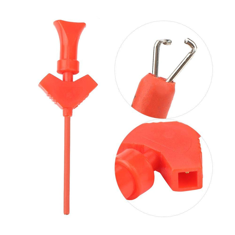 [Australia - AusPower] - SMD IC Hook Probe, P5003 10pcs Mini Grabber Test Probe Hook for SMD IC Test Clips Jumper Logic Analyze Accessories Electric Wire connectors IC Hook Test Clip 