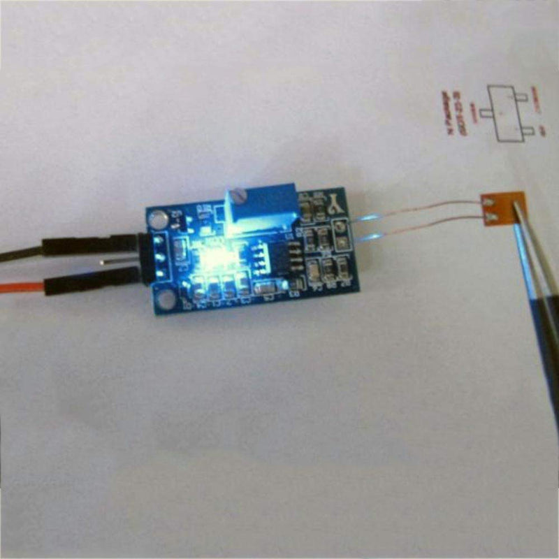 [Australia - AusPower] - Taidacent Strain Gauge 350 Ohm Bend Flex Sensor Weighing Amplifier Module Pressure Sensor Analog Output Strain Gauge Test Kit (Extension Cable) Extension Cable 