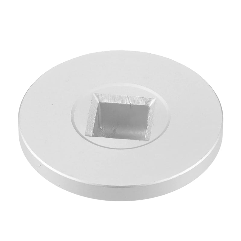 QUARKZMAN Car Oil Engine Filter Housing Cover for Toyota 15643-31050 | Metal, Silver, 1.2x4cm, M20x1.5, OE 15643-31050, 2 Sealing Rings, For Toyota RAV4 06-18, 4Runner 10-23; For Lexus ES350 07-22