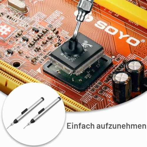Soldering Sucker Desoldering Pump, Electric Soldering Iron Aid Tool Manual Desoldering Suction Pump, IC SMD Vacuum Pump Soldering Removal Tool for Through Soldering