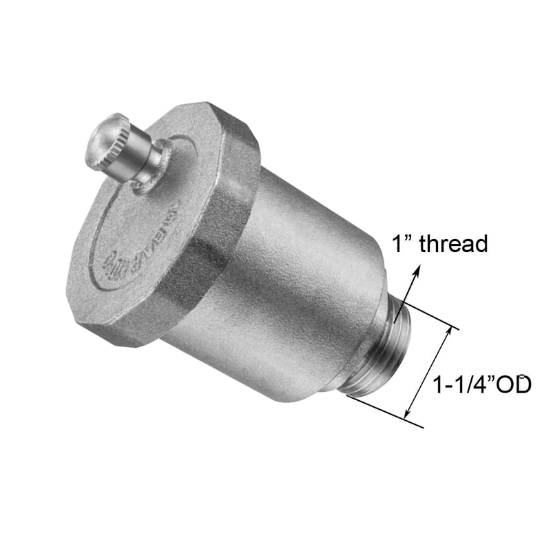 [Australia - AusPower] - Automatic Float Valve, 1"G Stainless Steel Air Bleeder Release Vent Valve 