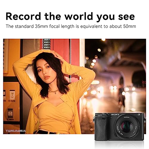 7artisans 35mm F1.4 Mark II APS-C Manual Focus Fixed Lens Large Aperture Compatible with Olympus and Panasonic MFT M4/3 Mount Cameras Micro Four Thirds mount（black)