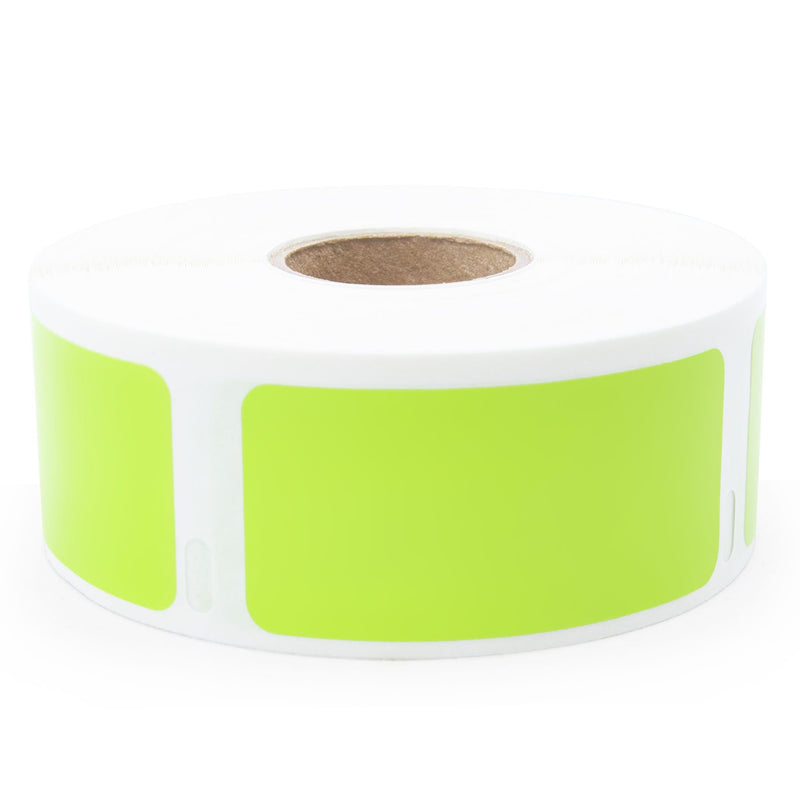 Dymo LV-30336 Compatible Green Labels - 1 x 2-1/8
