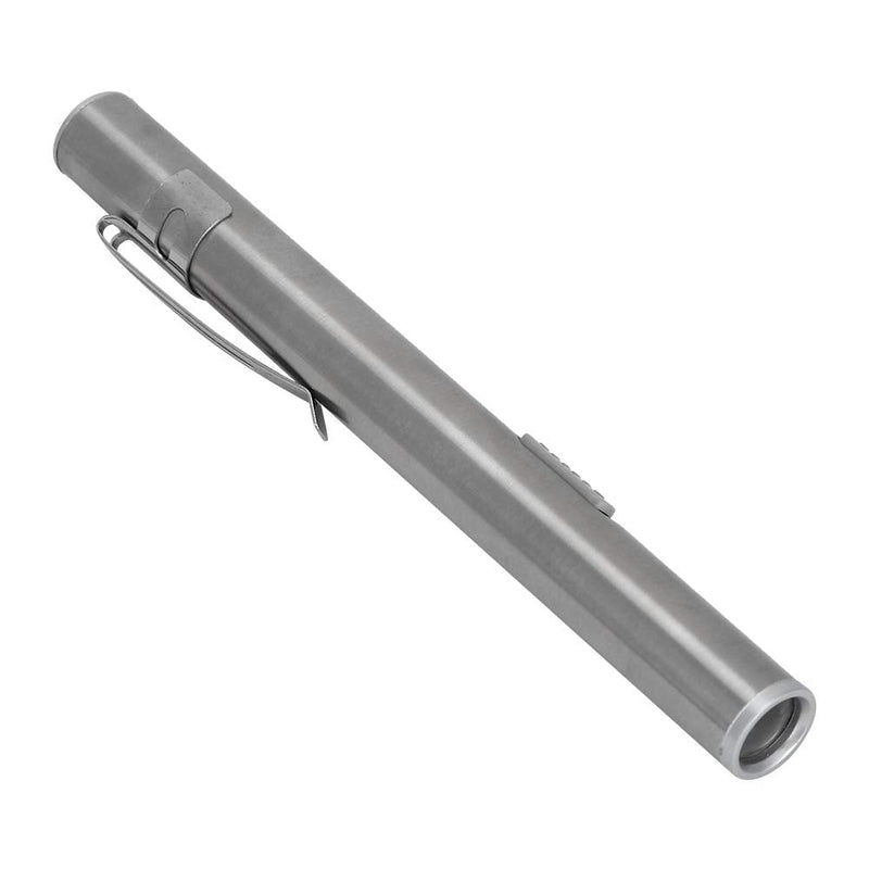 [Australia - AusPower] - Fafeicy LED USB Penlight Mini Diagnostic Medical Pen Light, Stainless Steel Rechargeable Pen Light with Pocket Clip + USB Cable for Mechanic 