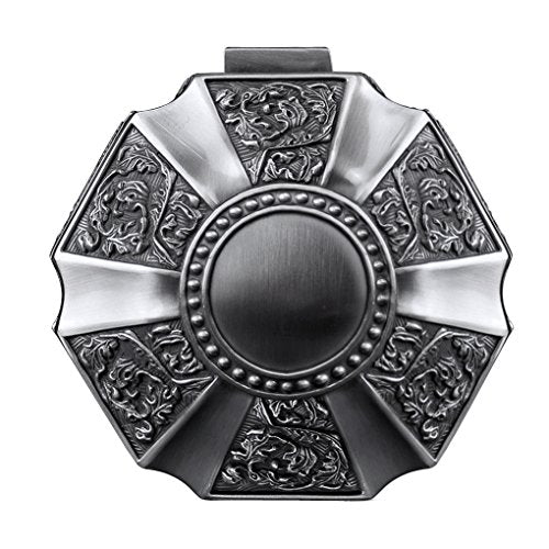 MioCloth Classic Vintage Antique Zine Tin Heart Jewelry Box Treasure Storage Organizer Chest Small Hexagon