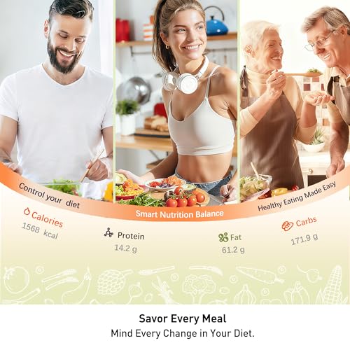 Smart Food Scales Calorie Counting Nutrition Food Scale with TFT Display