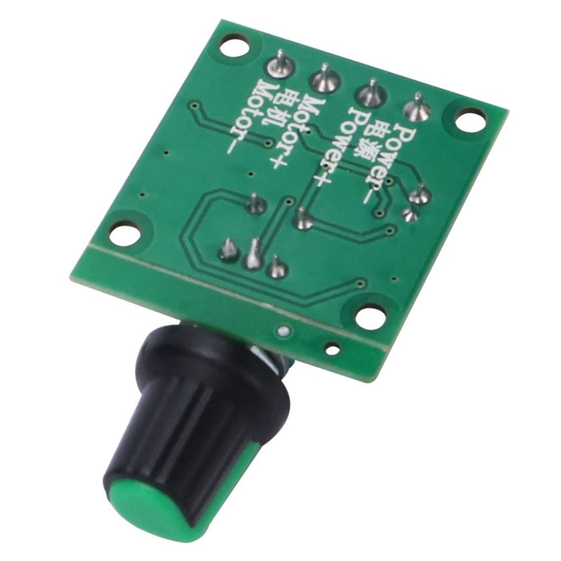 [Australia - AusPower] - VooGenzek 4 Pieces DC 1.8 V 3 V 5 V 6 V 12 V 2 A 30 W PWM Motor Speed Controller, 1803BK 1803B Adjustable Low Voltage DC Motor Speed Controller with Knob 30W 
