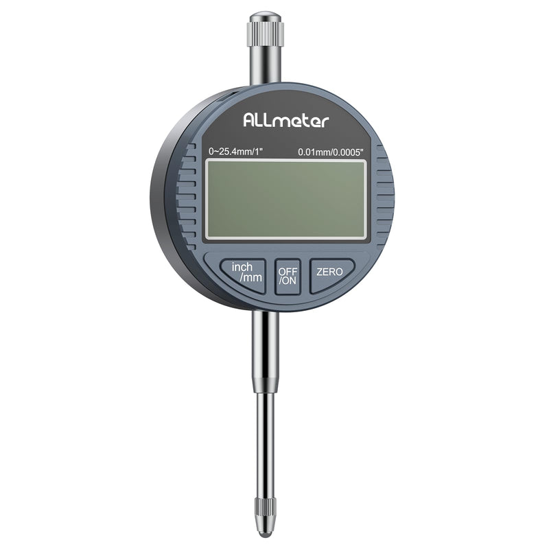 [Australia - AusPower] - Digital Dial Indicator 0.01mm/0.0005'' Digital Probe Dial Test Indicators 0-25.4mm Electronic Indicator Gauge with Large LCD Display for Industrial Laboratory 3D Printer Switchable mm/inch 