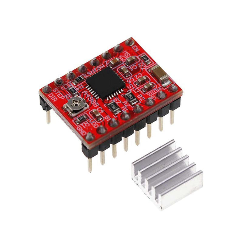[Australia - AusPower] - A4988 Stepper Motor Driver with Heat Sink, Suitable for 3D Printer Accessories of Mendel Huxley Arduino 