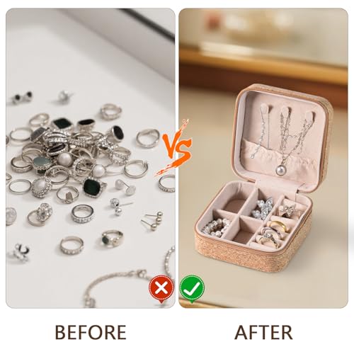 9 Pack Travel Jewelry Box Gifts for Pooja Jewelry Travel Case Box