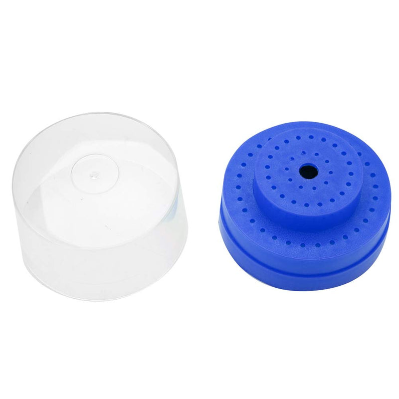 [Australia - AusPower] - Bur Holder, 60 Holes Slots Burs Block Burs Holder Block Case Opening Box, Block Case Organizer Instrument (Blue) Blue 
