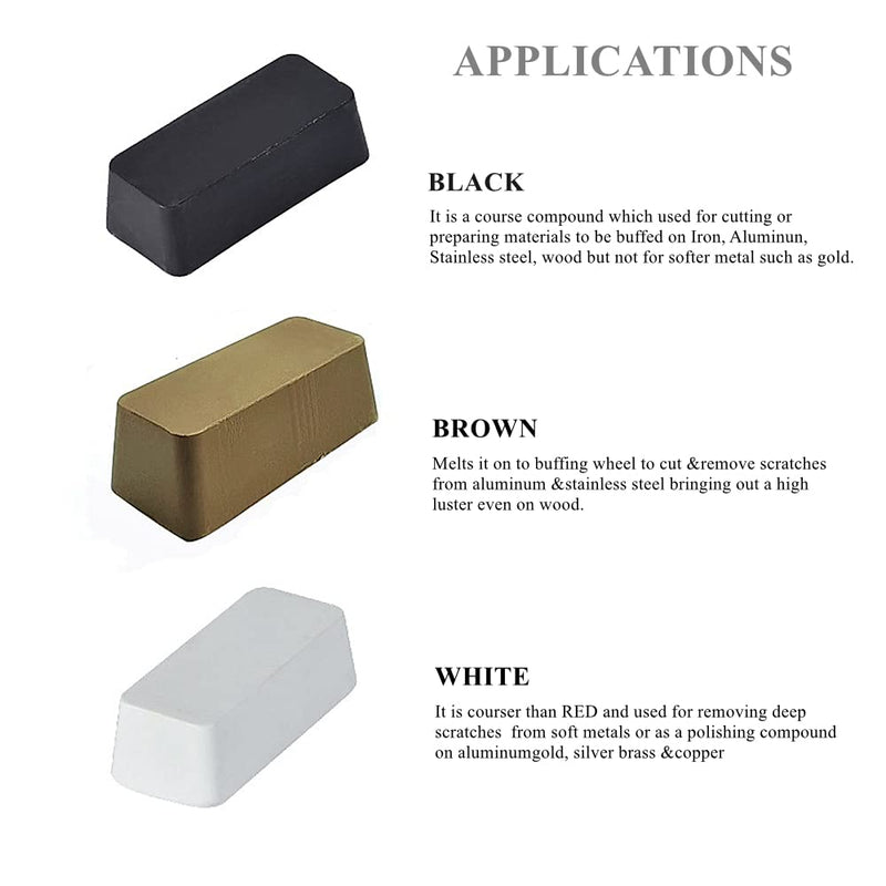 [Australia - AusPower] - White Diamond Polishing Buffing Compound 1 Pound for Removing deep Scratches from Soft Metals such as Aluminium, Gold, Silver, Brass & Copper etc. 