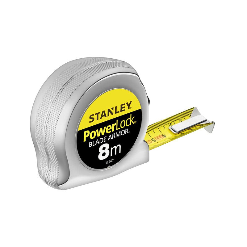 Stanley 0-33-527 8m Power Lock Tape with Blade Armor 8 m