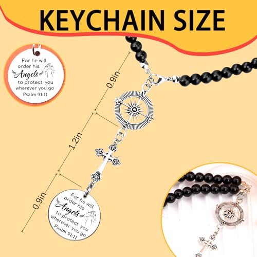 Car Cross Charms Christian Car Accessories Rear View Mirror Hanging Decor
