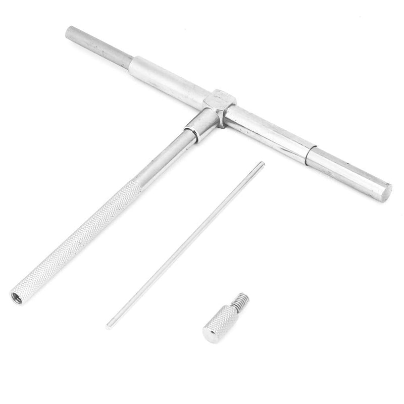 [Australia - AusPower] - Telescopic Set, 6Pcs Tool Steel 8-150mm Measuring Range Adjustable Inner Diameter Telescopic T Bore Hole Gauges with Pouch Micrometer Measuring Tools, 0.1 Accuracy 