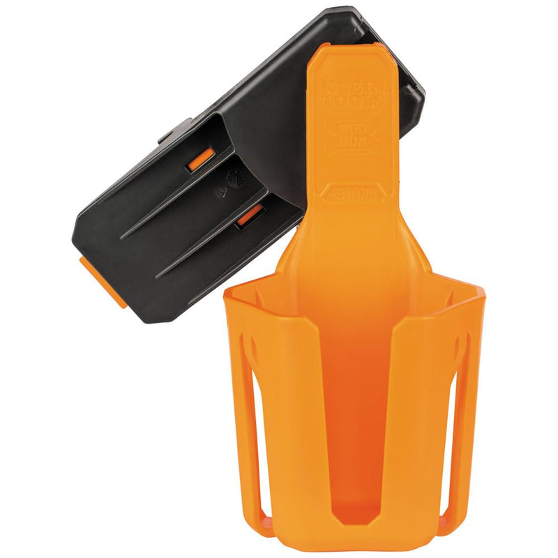 Klein Tools 54817MB MODbox Cup Holder, Anti-Spill Self-Leveling Swivel, Modular Tool Storage System Side Mounting Accessory, Easy One-Handed Attachment One Size (Pack of 3)