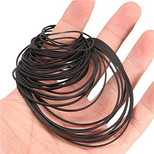 [Australia - AusPower] - Recorder Rubber Belts, Cassette Recorder Repair Maintenance Mix Cassette Rubber Square Belt 40-135MM (50PCS) 