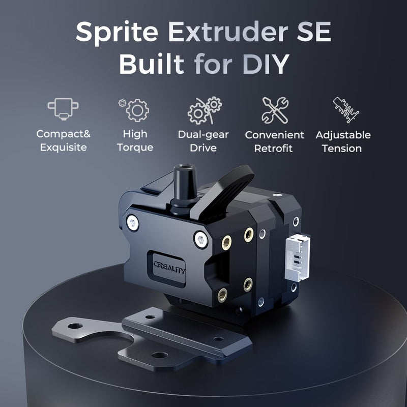 [Australia - AusPower] - Official Creality Ender 3 Sprite Direct Drive, 3D Printers Extruder Upgrades Kit with Dual Gear, High Torque for Creality Ender 3/Ender 3 v2/Ender 3 pro/Ender 5/Ender 5 Pro/Ender 5 Plus/Cr-10 Sprite Extruder SE 
