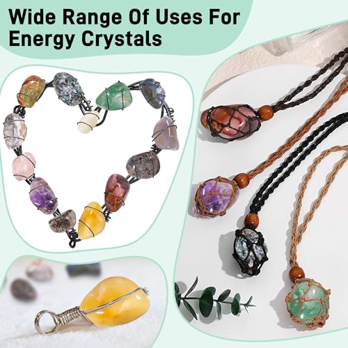 18 Pcs Healing Crystals and Stones Set, Natural Polished Gemstones 0.8-1.2"