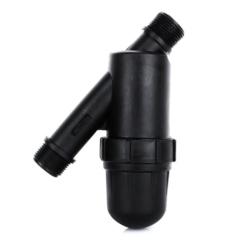 [Australia - AusPower] - WPKD BLUEIY Drip Irrigation Filter, Irrigation Strainer Filter, Water Filter with Strainer, 120 Meshes, 3/4 Inch Strainer Filter, Inline Y-shaped for Garden Watering, Drip Irrigation Water Tank 