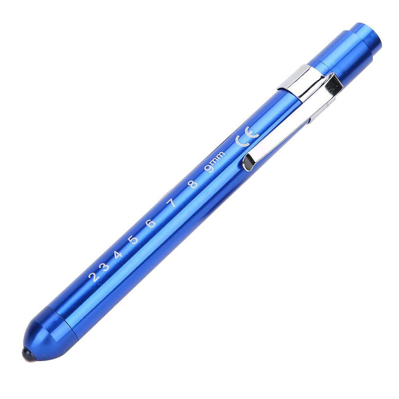 ZJchao LED Penlight Professional Portable Diagnostic Lamp Clinical Pen Ophthalmic Examination Pupil Check Pen Light for Doctor Nurse(Blue) Blue