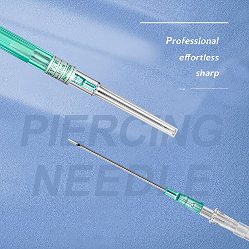 Piercing Needles, 5 Pieces, with Cannula, 18g, IV Catheter Needles, Cannulas, Piercing Accessories (18g) 18g (5pcs)
