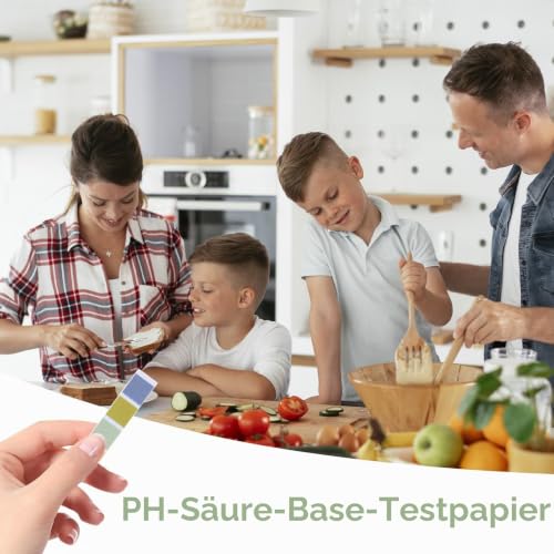 100 x PH Test Strips, 0-14 PH Value Test Strips Pool, Universal Urine Test Strips Bases, PH Strips, Pool Floor, Urine Test Strips Strips for Home, Aquariums, Laboratories, Measuring Range