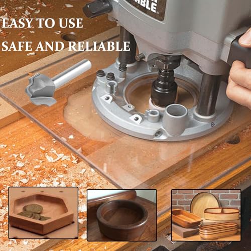 SpeTool juice groove router bit with 1/8-inch radius and 1/4-inch shank for woodworking drainage grooves