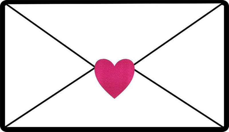 Metallic Rose Heart Stickers Valentine's Day Crafting Scrapbooking 1.5 Inch 500 Adhesive Stickers Metallic Rose