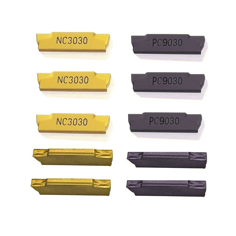 [Australia - AusPower] - 3/8" MGEHR1010-1.5 Lathe Grooving Cut-Off Tool Holder with MGMN150 Grooving Inserts for Stainless Steel and Steel 3/8" MGEHR1010-1.5 + MGMN150 
