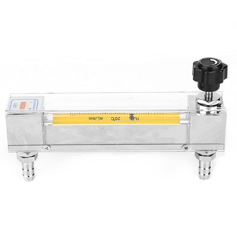 [Australia - AusPower] - Garosa Liquid Flowmeter LZB-3 Glass Tube Flow Meter Water Flow Meter for Acid Alkaline Liquid Metal Barbed Connector Tool Flowmeter Instrument (10-100mL/min) 