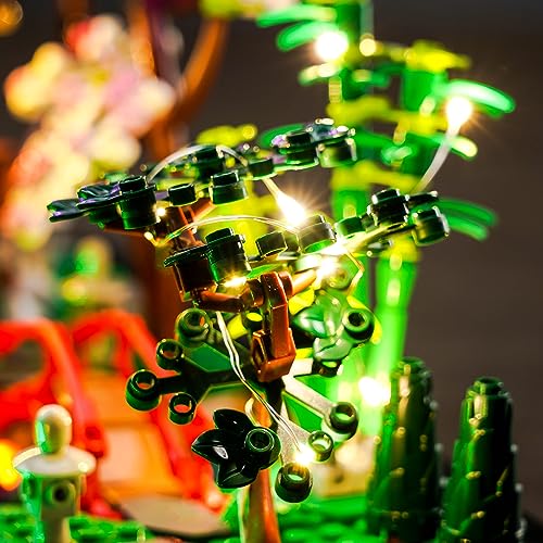 LocoLee LED Light Set Compatible with Lego 10315 Tranquil Garden Botanical, Only Lights, No Lego Model (Standard Version) 10315-Garden of Silent Standard