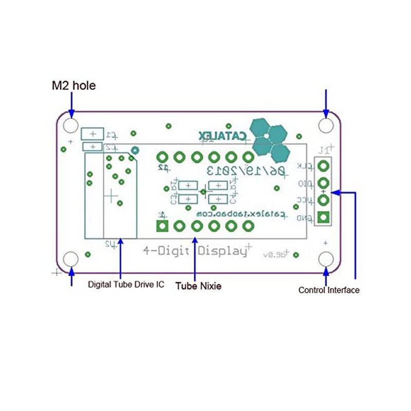 [Australia - AusPower] - 3PCS 0.36 inch LED Display Module TM1637 7 Segment 4 Bits with Clock Display Common Anode Red Digital Tube Board for Arduino 