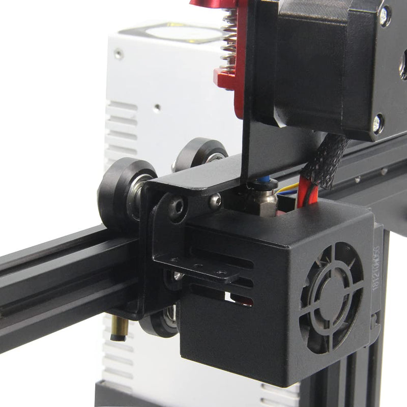 [Australia - AusPower] - Zeberoxyz Direct Drive Plate Extruder with Pulleys Support Kit with Stepper Motor Easy Print Flexible Filaments for Ender-3 Ender 3 Pro CR-10 CR-10S Adapter Plate(Extruder Support Kit with Motor) extruder bracket kit with motor 