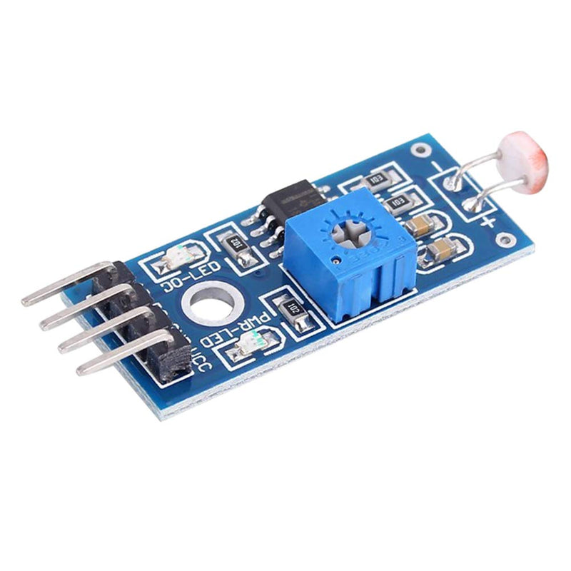 [Australia - AusPower] - WayinTop 10 Pcs 4 Pin Photo Resistor Sensor Light Detector Module with Digital Output for Arduino Raspberry Pi 
