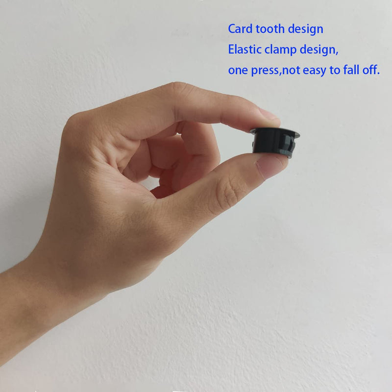 [Australia - AusPower] - 12 Pcs Black Hole Plugs 25mm/1" Black Plastic Hole Plugs Black Plastic Plugs for Holes Plastic Plugs for Holes Cabinet Hole Plugs Screw Hole Plugs Plastic Plugs for Holes (Black? 25mm(1") 