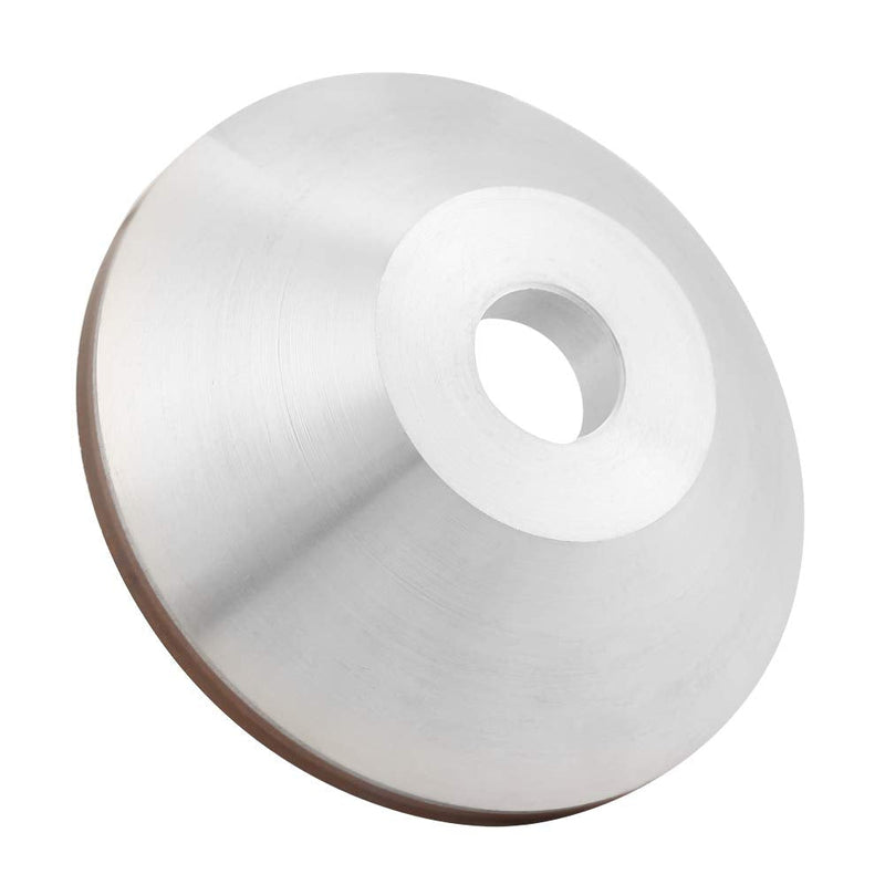 [Australia - AusPower] - Resin Diamond Bowl Coated Concave Grinding Wheel Grit Flare Tray 180 Grinding Wheel for Carbide 100mm for Alloy Blade Tungsten Shell Shape 