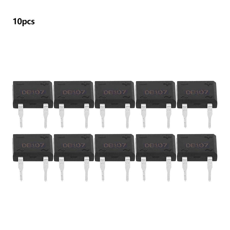 [Australia - AusPower] - Garosa DB107 Bridge Rectifier 1A 1000V Bridge Diode Bridge 4 Pins for Household Appliances Industrial Electronic Circuit(10Pcs) 