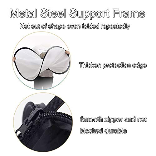 35"x47" Light Reflector for Photography 5-in-1 Photo Collapsible Photography Reflector Large Oval Portable Collapsible Lighting Reflectors Photography Panel for Studio Video 35x47inch