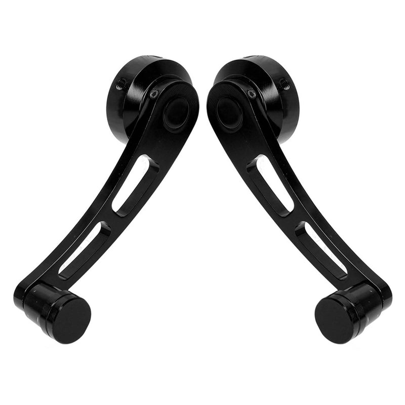 [Australia - AusPower] - Aramox 2Pcs Window Handle Window Riser Window Crank Winder Crank Winder Riser, Fit for Classic Car(Black) Black 