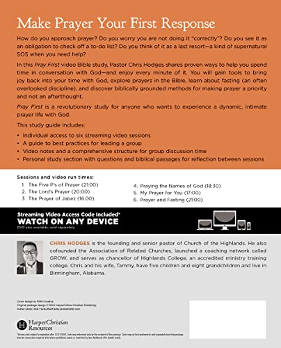Pray First Bible Study Guide plus Streaming Video: The Transformative Power of a Life Built on Prayer