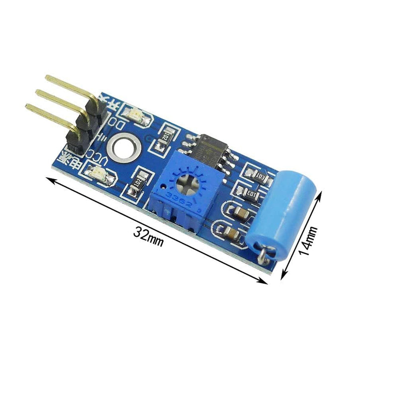 [Australia - AusPower] - 6PCS SW-420 Alarm Motion Sensor Module Vibration Switch for Arduino 