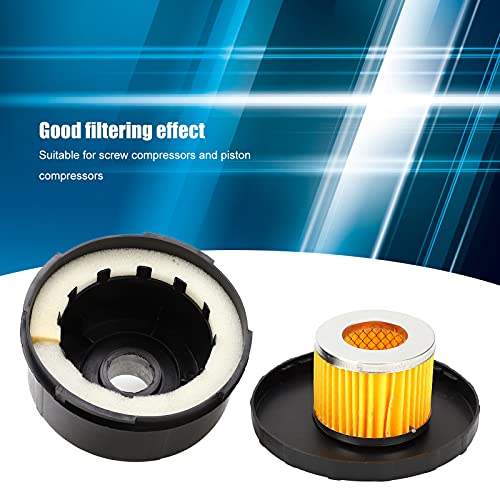 [Australia - AusPower] - 3/4 25mm Air Compressor Silencer, Plastic Shell Round Muffler Filter Intake Dia 80mm 