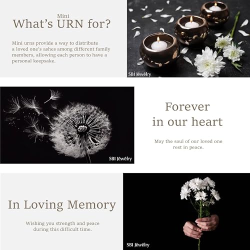 Small Urn for Ashes Dad Mum Grandma Grandpa Daughter Son Cremation Memorial Keepsake Heaven In Our Home Gift Funeral