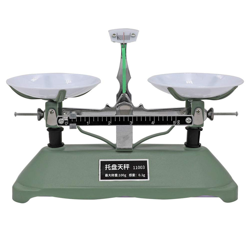 [Australia - AusPower] - Lab Mechanical Balance Scale Double Pan Balance Scale Balance Tray Table Mechanical Balance Scale for Laboratory School 