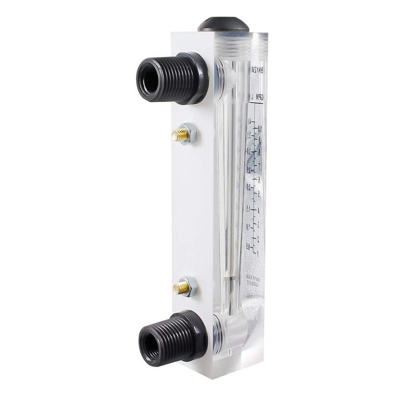 [Australia - AusPower] - Tubig Liquid Daloy ng Metro Flowmeter 1/2 PT Thread M-15 0.1-1GPM 0.5-4LPM 